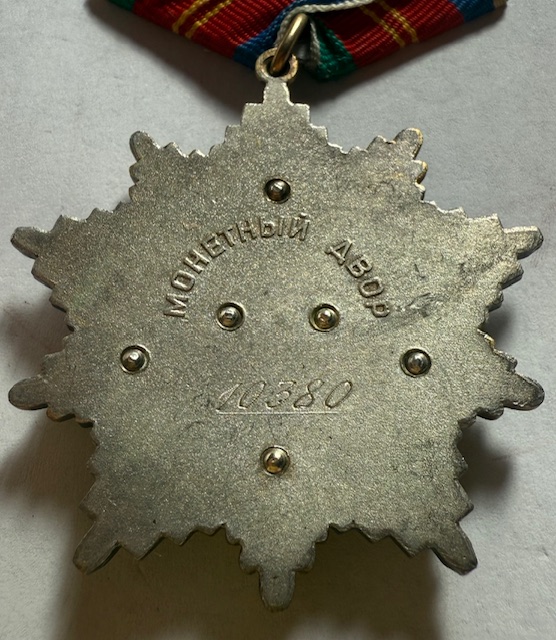 USSR. Order of Friendship of Nations, #10380 + order book to Muzikant V. I. - Image 5
