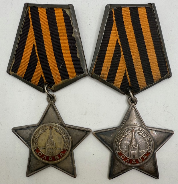 Group to Mikhailov I. M., gunner of 76 mm gun batteries. Glory 2nd + Glory 3rd classes. For action against Finnish Army