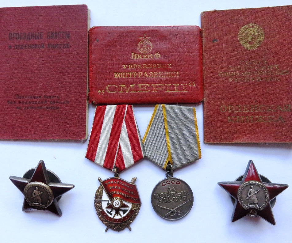 Rare Complete Documented Group to SMERSH Member
