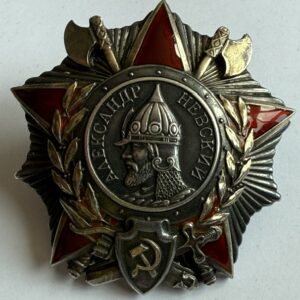 USSR. Order of Nevsky, 2nd type, #5568. Rimlyand Yakov Lazarovich. Jewish nationality for Berlin Offensive.