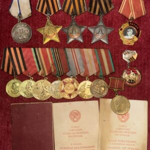 USSR. Full Cavalier of the Order of Glory, Jozef Veres. Polish nationality. Served as a machine gunner, scout