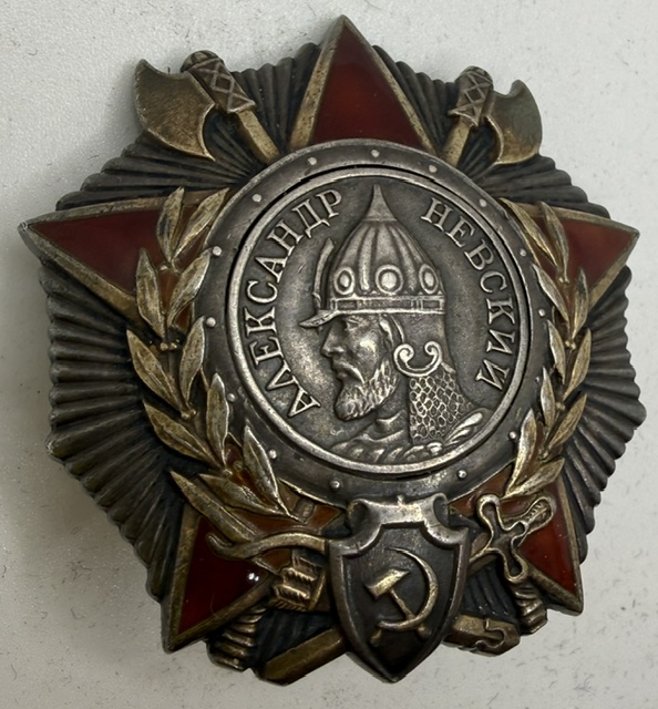 USSR. Researched Order of Nevsky, 3rd type, #40143 - Image 3